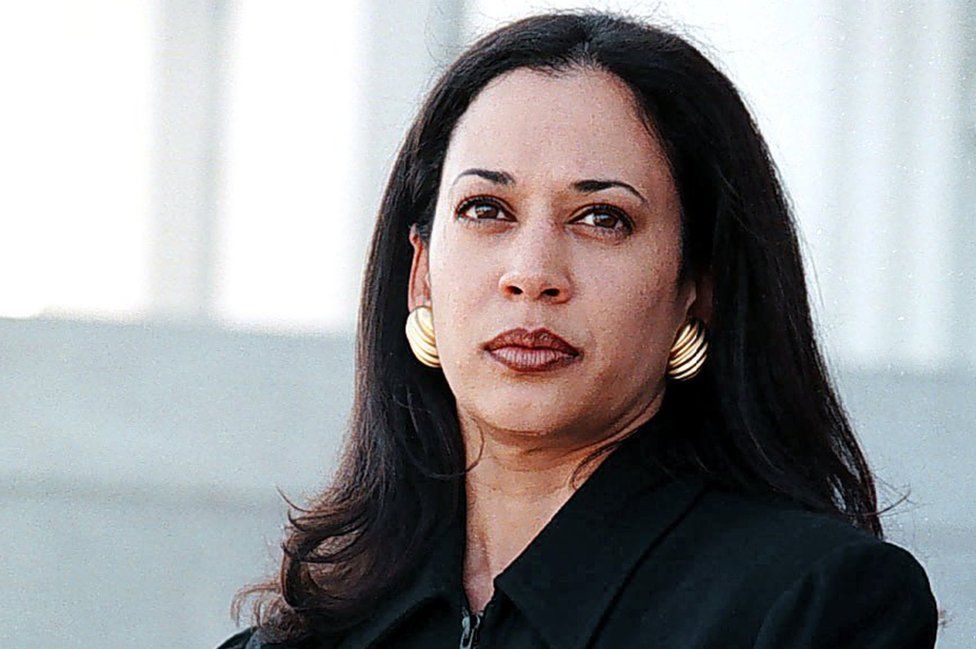 Alameda County deputy district attorney Kamala Harris at the Alameda County Superior Court in Oakland, California on 28 March 1997.