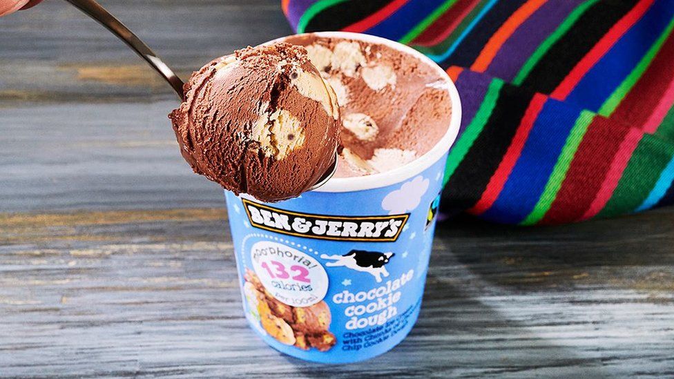 A tub of Ben & Jerry's Moo-phoria ice cream