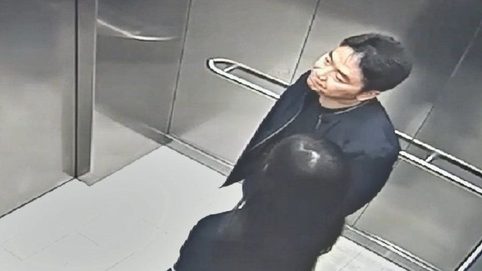 Screenshot of surveillance footage filed as evidence for Liu Jingyao vs Richard Liu case