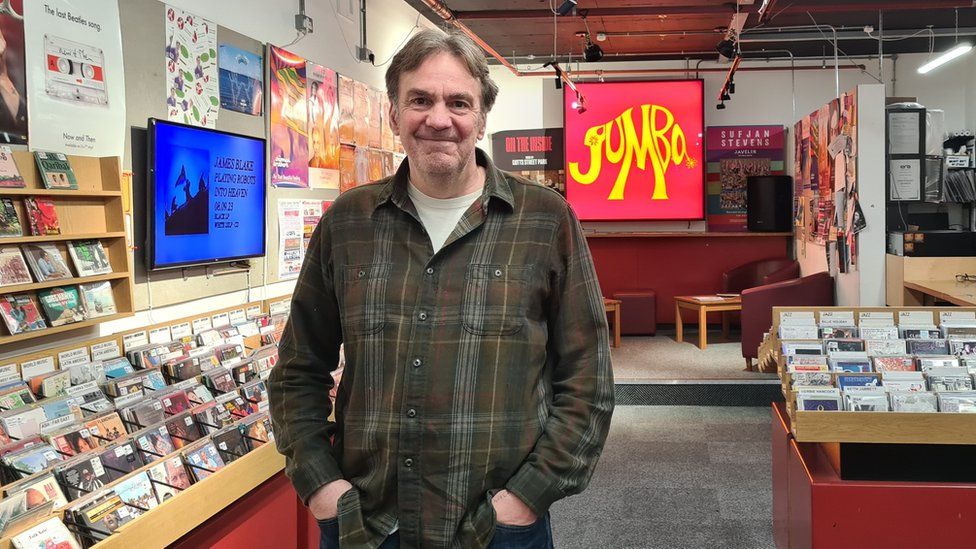 Nick Fraser, owner of Jumbo Records in Leeds