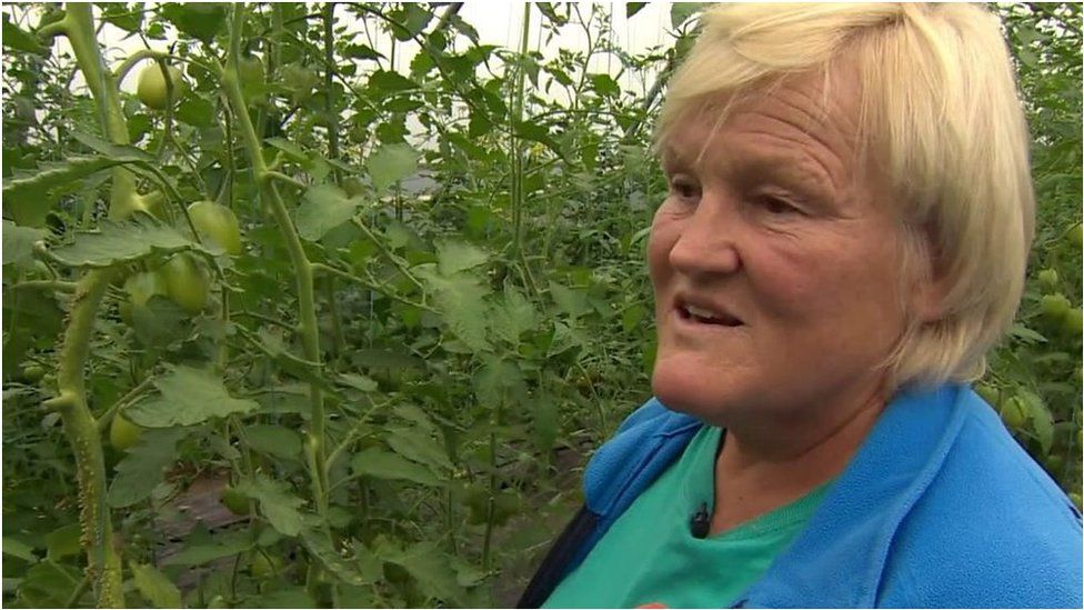 A woman who developed depression after losing her son says growing plants helps her mental health.