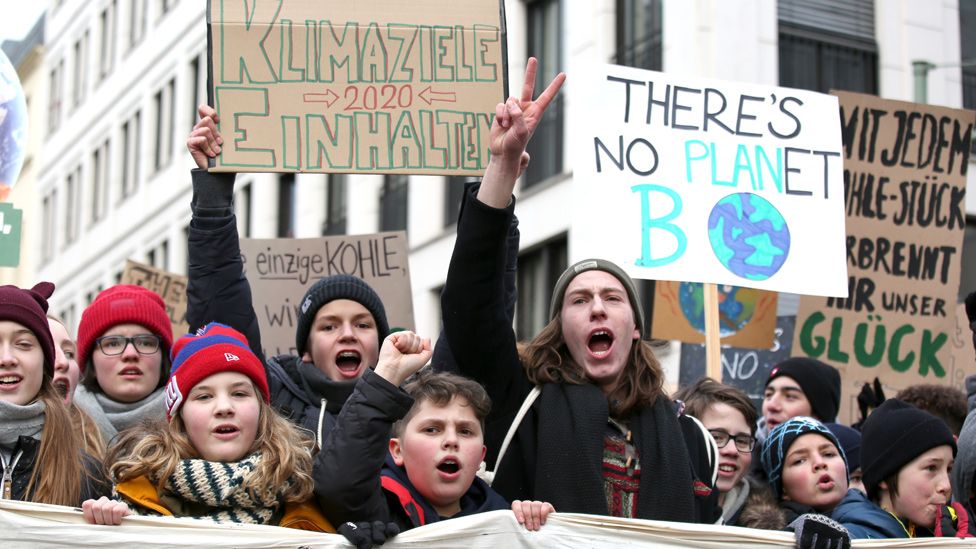 Berlin schoolchildren's rally, 25 Jan 19