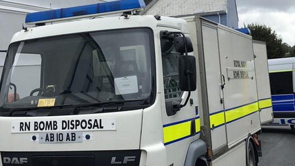 Plymouth Possible 'unexploded ordnance' removed in Deer Park BBC News