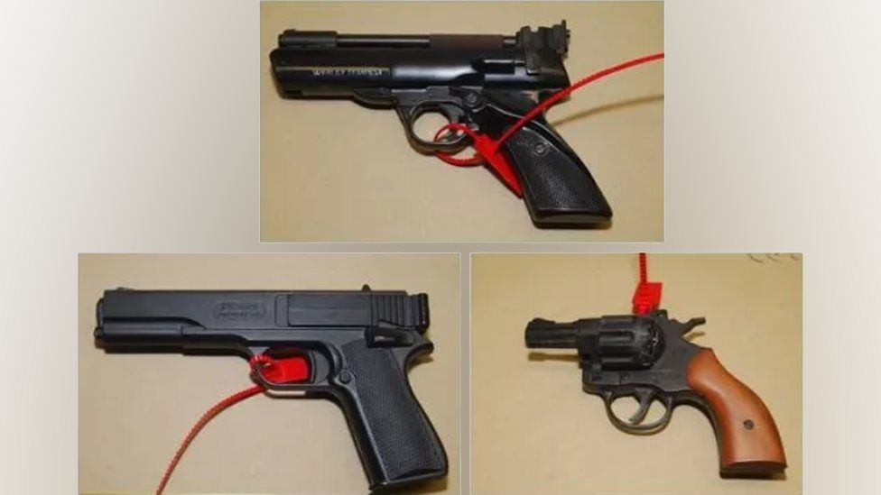 Guns Crossbows And Jump Jet Shell Surrendered To Merseyside Police