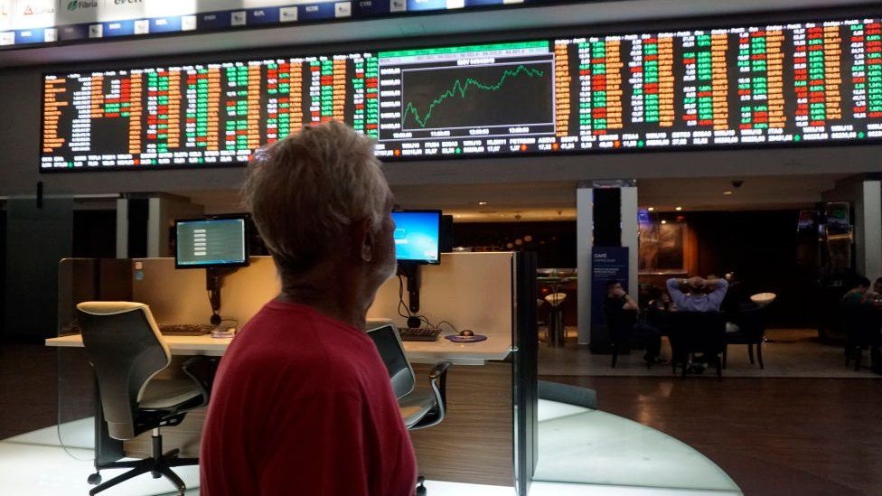A view of Brazil Stock Exchange, in Sao Paulo, Brazil, on May 21, 2019.