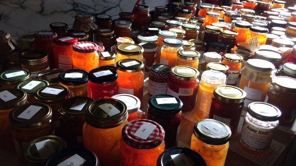 Jars of marmalade entries