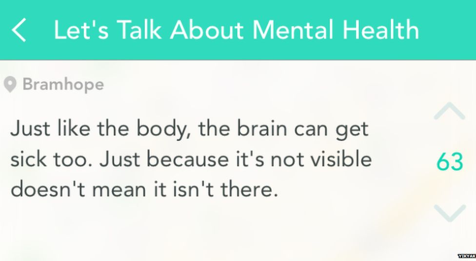 People on YikYak were using the app to try and tackle wrong perceptions