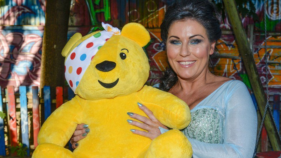 Jessie Wallace and Pudsey