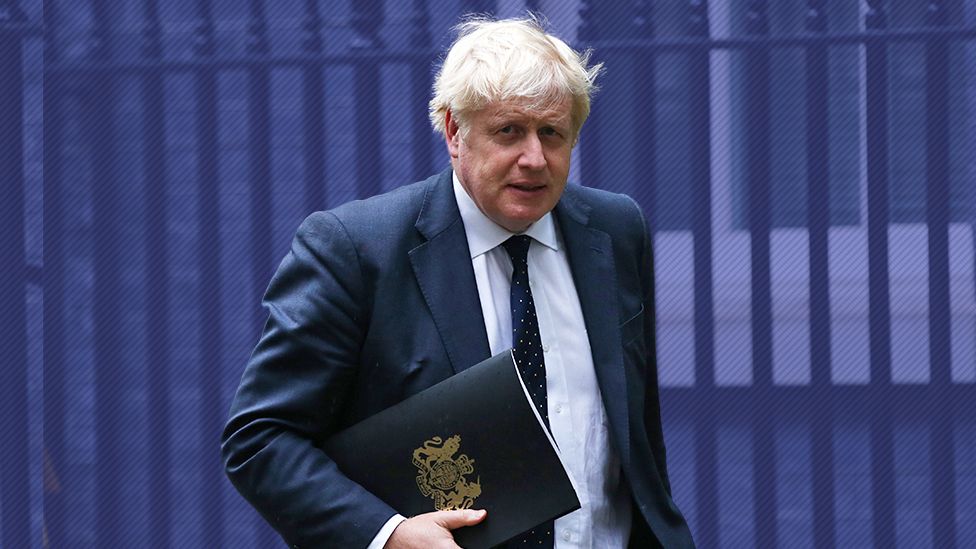 Prime Minister Boris Johnson outside 10 Downing Street - 14 September 2021