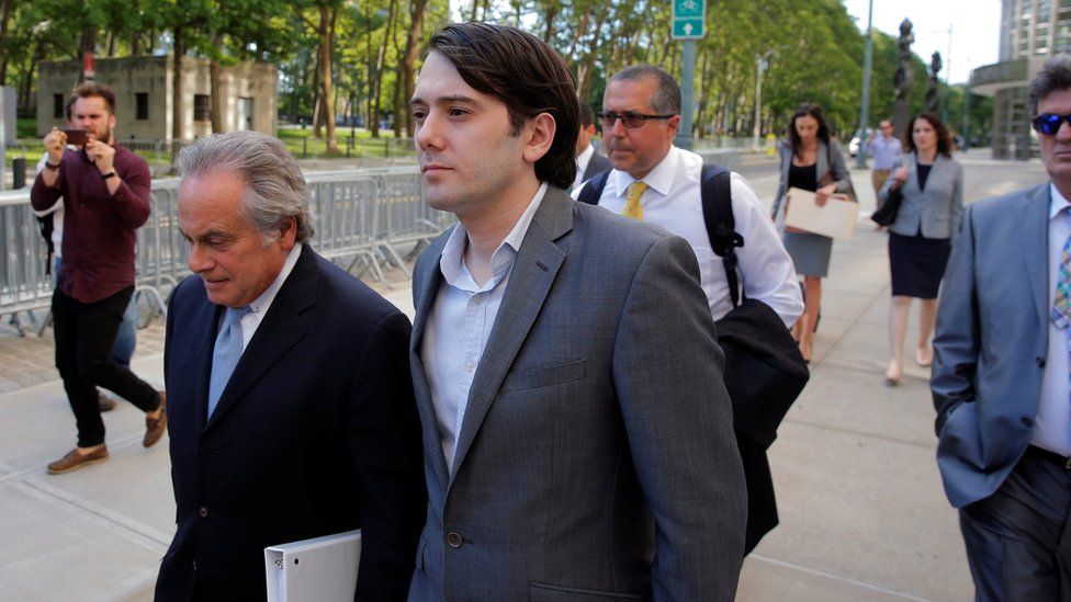 Martin Shkreli attends a hearing at US Federal Court in Brooklyn, New York, June 26, 2017