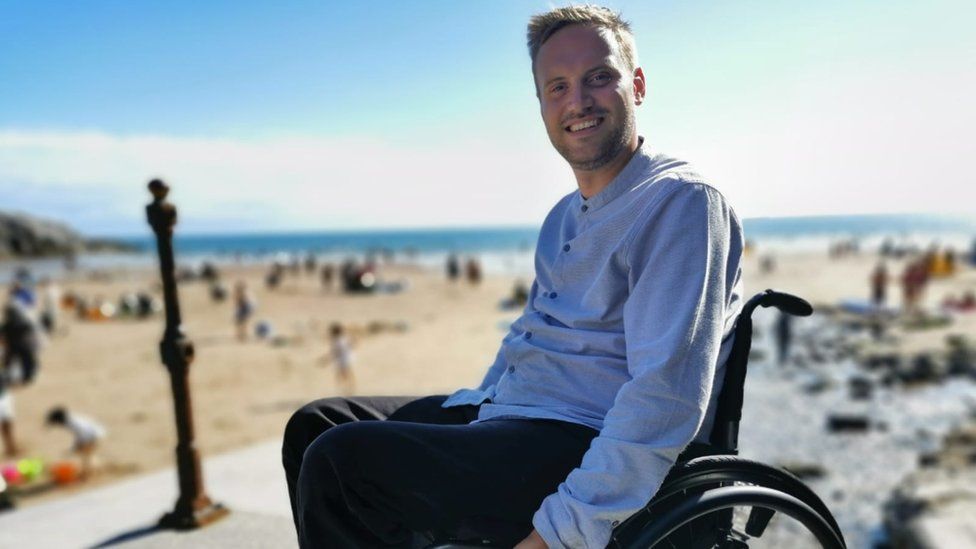 Matthew at the beach