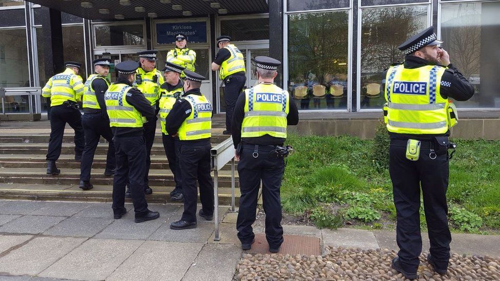 Police in Huddersfield