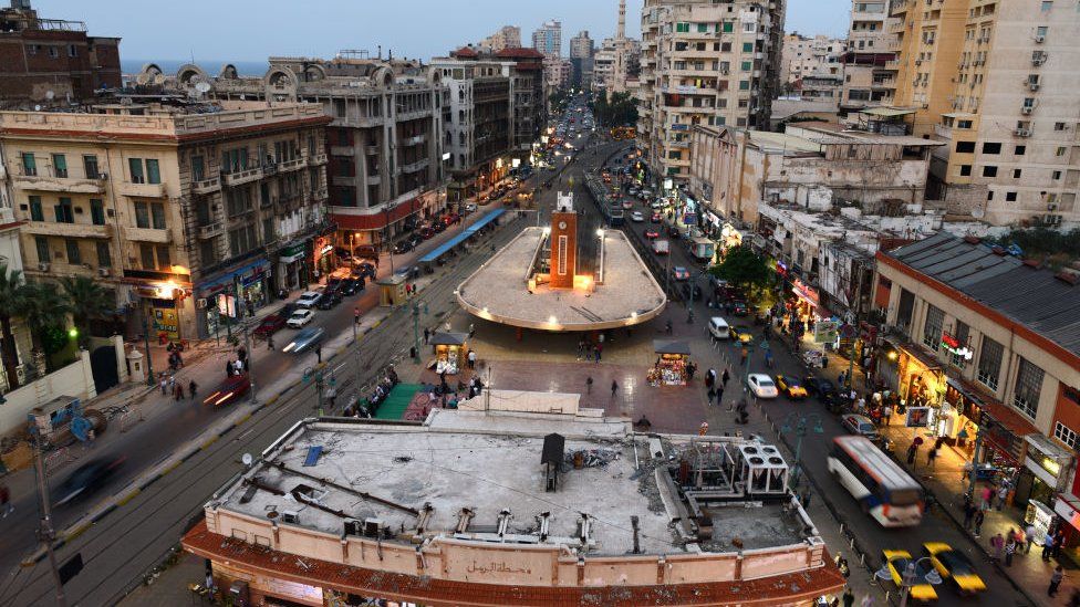 Alexandria street scene