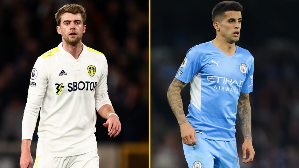 Leeds v Man City Team news BBC Sport