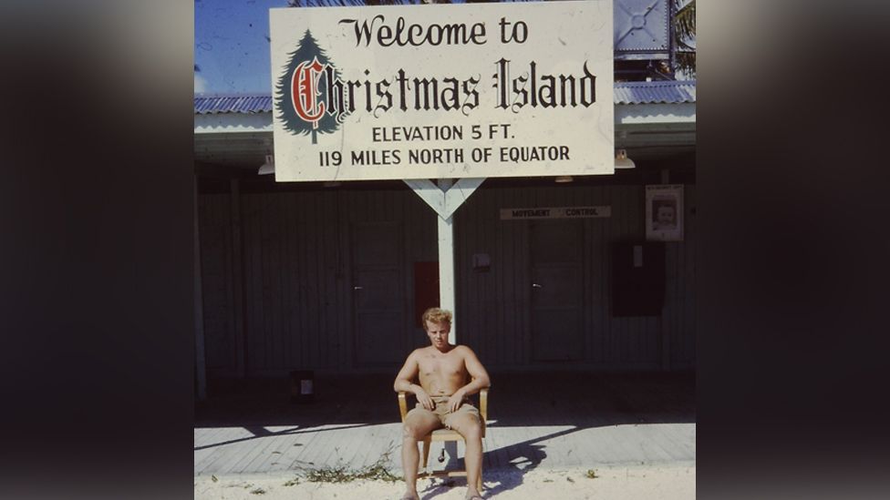 Frank Dinsdale in Christmas Island