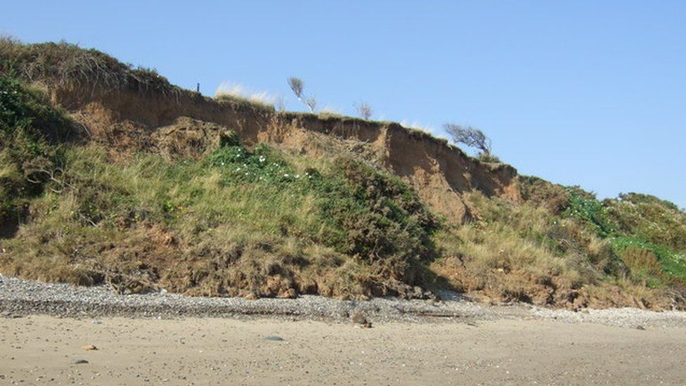 Flat Cliffs coastal erosion £500K plans 'will save community' BBC News