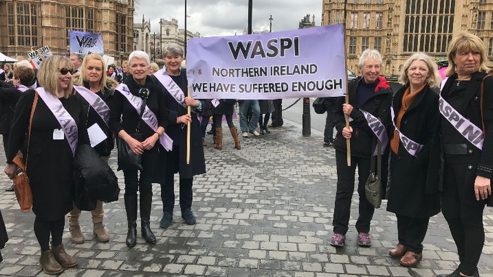 Local Waspi women took their pension protest to Westminster