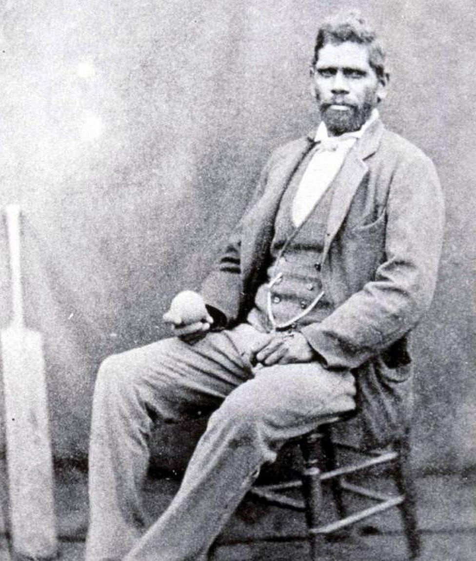 Seated Johnny Mullagh-sepia