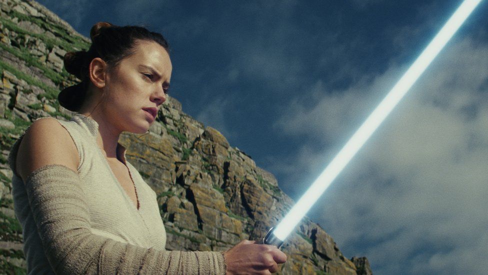 Rey in The Last Jedi