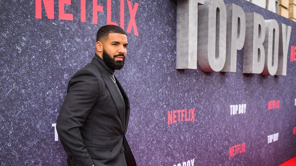Drake at the Top Boy premiere
