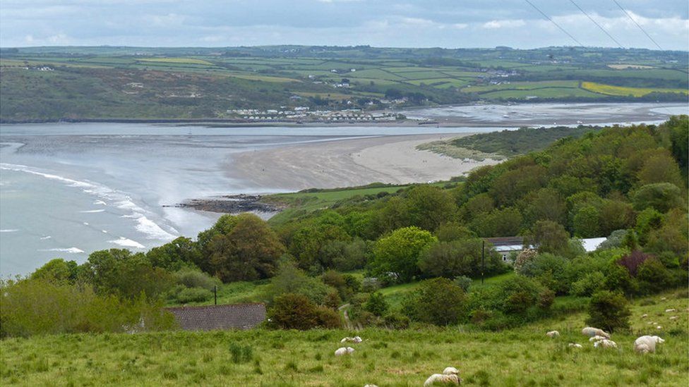 Poppit Sands and the Teifi Estuary