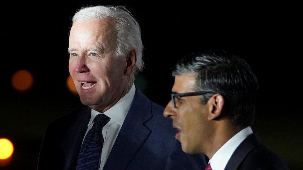 Joe Biden and Rishi Sunak