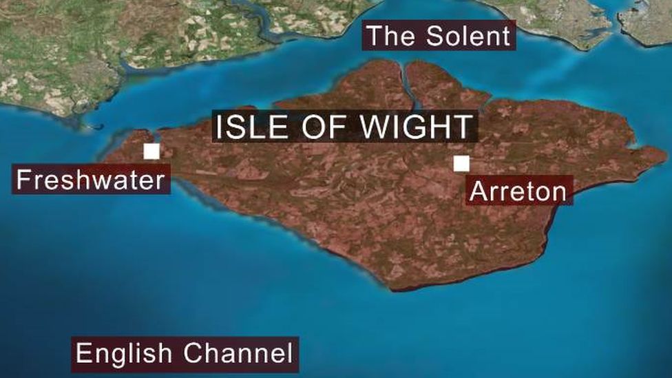 Isle of Wight map