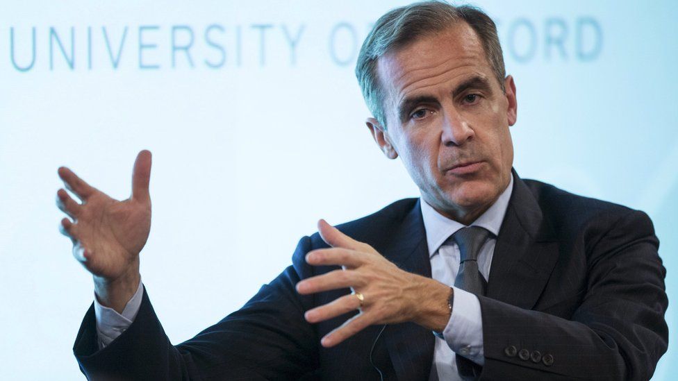 Bank of England Governor Mark Carney makes a speech at The Sheldonian Theatre in the University of Oxford on October 21, 2015