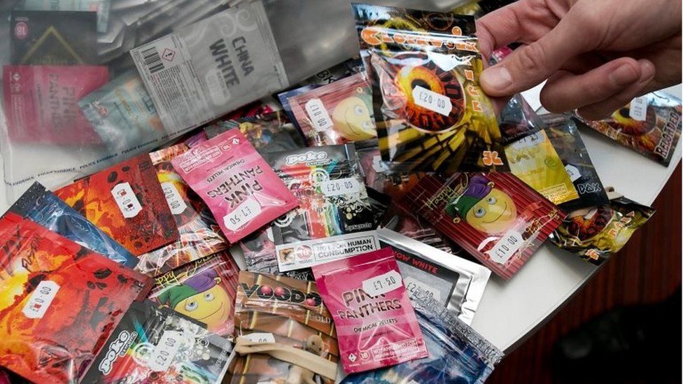 a collection of confiscated legal highs