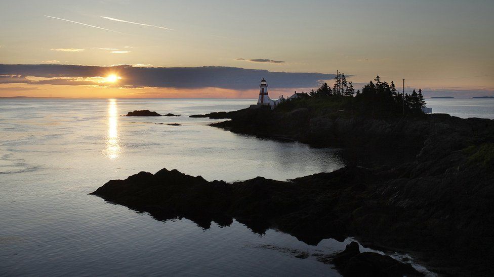 The easternmost end of Campobello Island at dawn