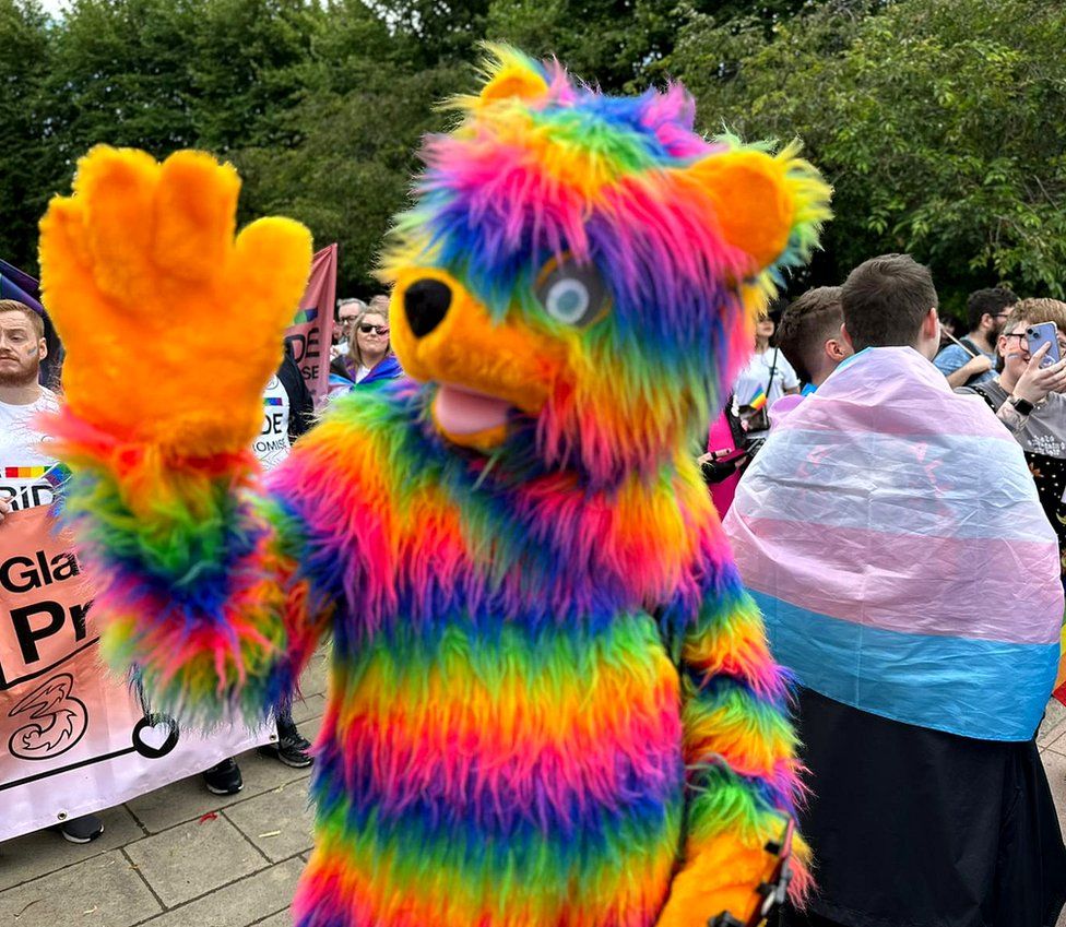 Rainbow bear