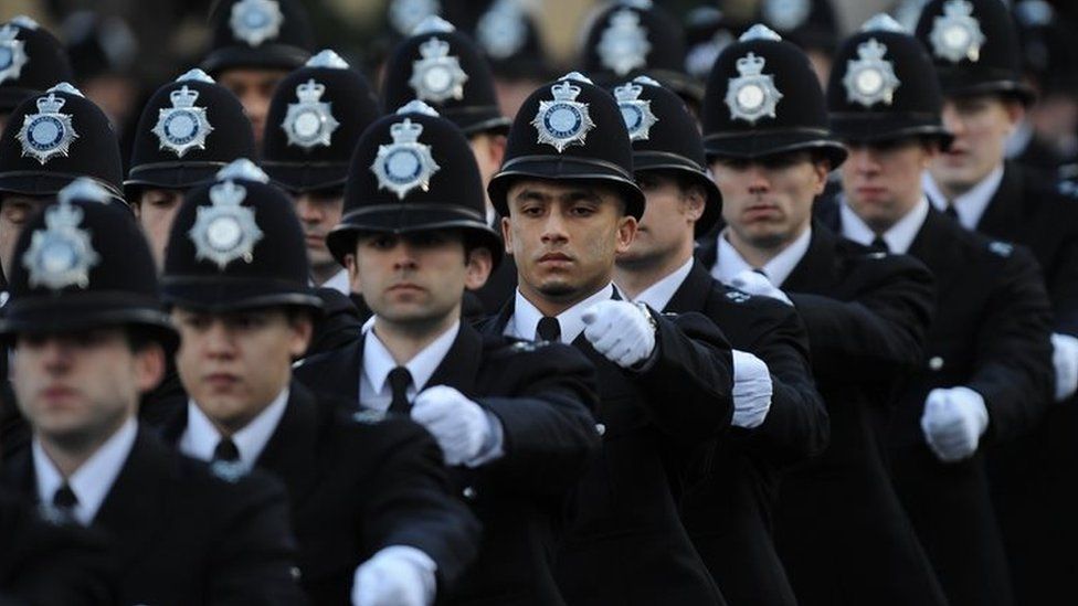 Newly qualified police officers