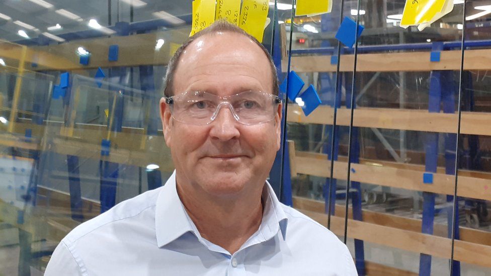 Mark Norcliffe, managing director of Cornwall Glass Manufacturing