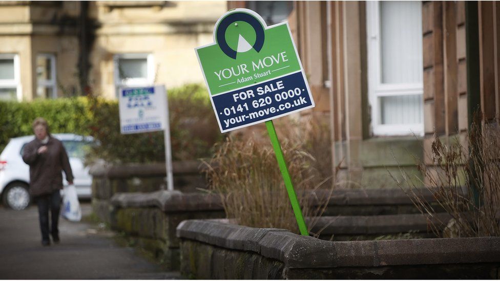 for sale sign Glasgow