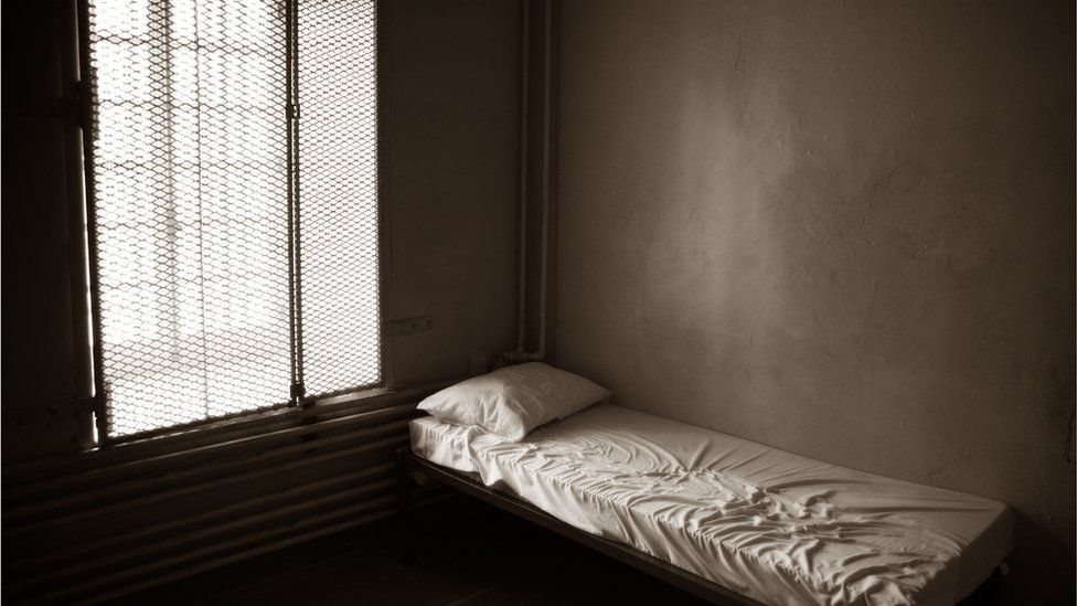 A generic picture of a prison bed