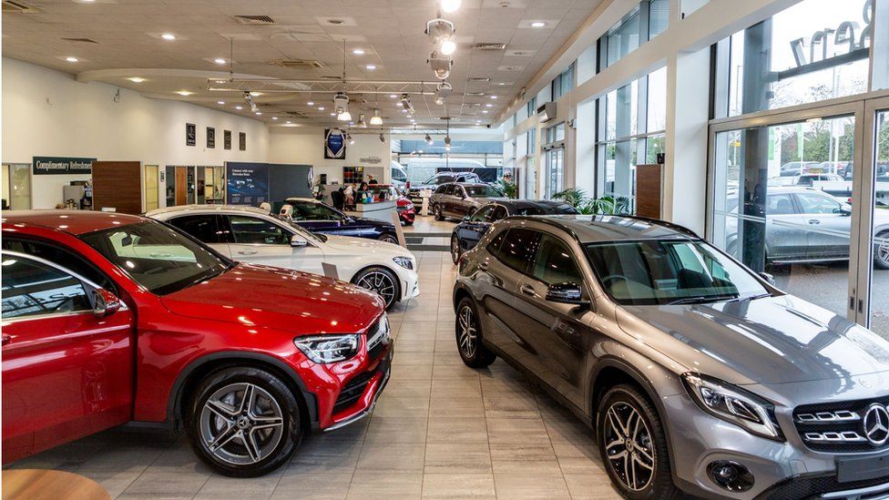 A franchise dealership for Mercedes-Benz