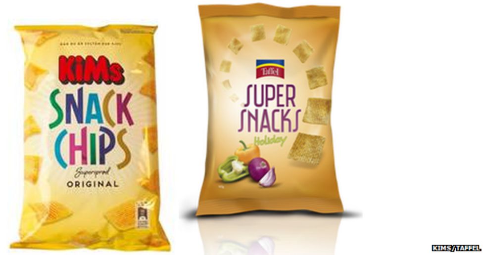 Denmark Snack companies do battle over square crisps BBC News