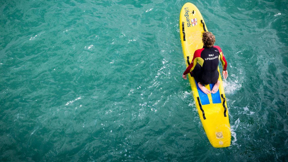 Stock picture of a lifeguard