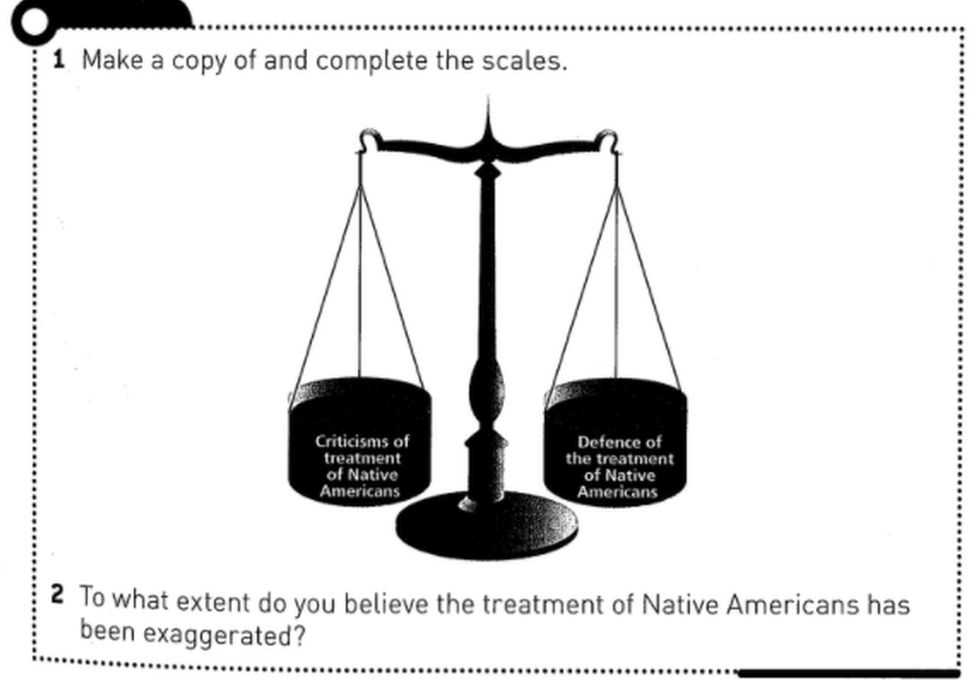 A-level textbook withdrawn over 'shocking' Native American