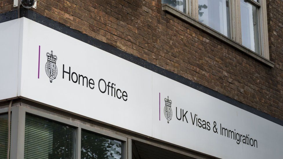 A general view of a Home Office visa and immigration centre on October 12, 2019 in Cardiff, United Kingdom.