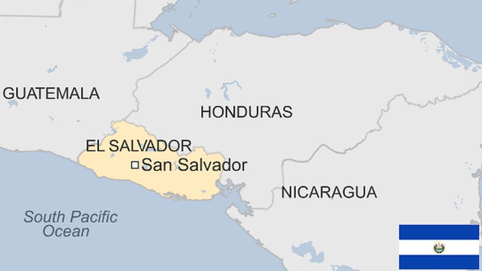 El Salvador On Map - Jolie Madelyn