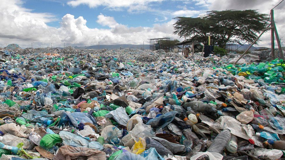 A recycling and repurposing factory in Kenya, 2023