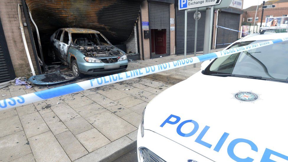 Scene in Main Street, Larne