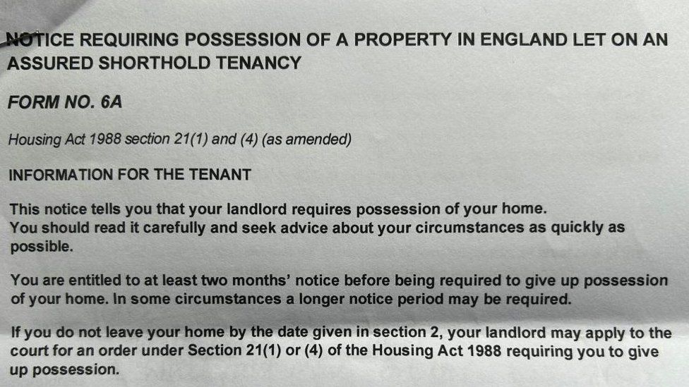 Section 21 eviction order