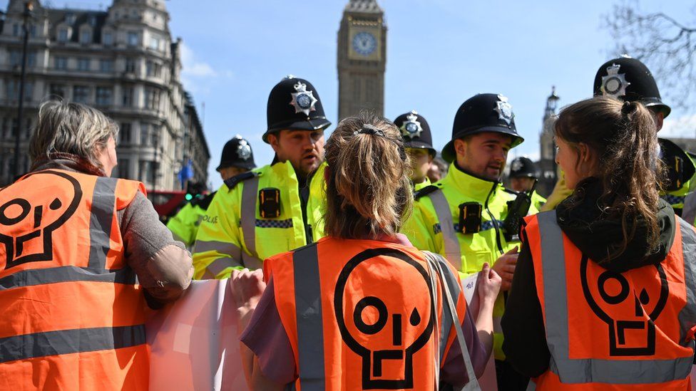 Just Stop Oil protesters in London