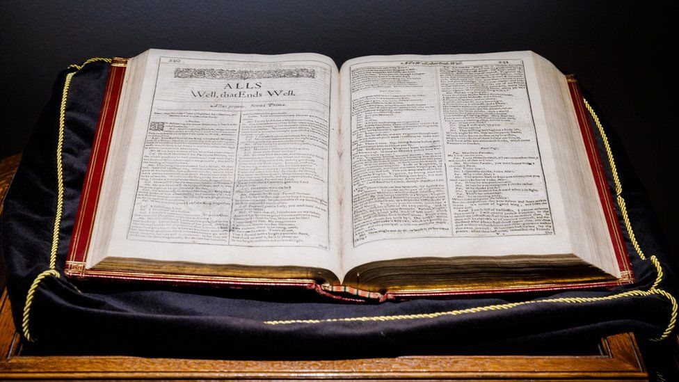 The Shakespeare First Folio was printed nearly 400 years ago
