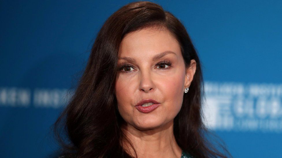 Actress Ashley Judd at a conference in Beverly Hills, California, 30 April 2018