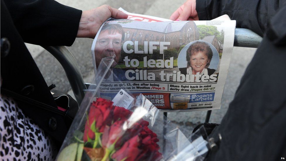 Cilla tribute on Liverpool Echo