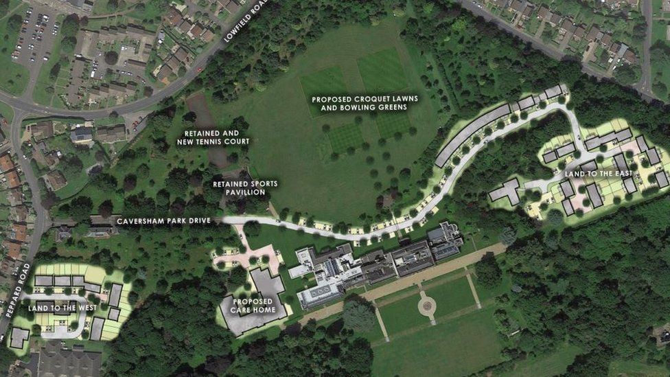 Caversham Park Plan For Retirement Complex Submitted For Ex BBC Site    124187312 Cavershamparkdevelopmentsiteplancreditbeechcroftdevelopmentsltd 