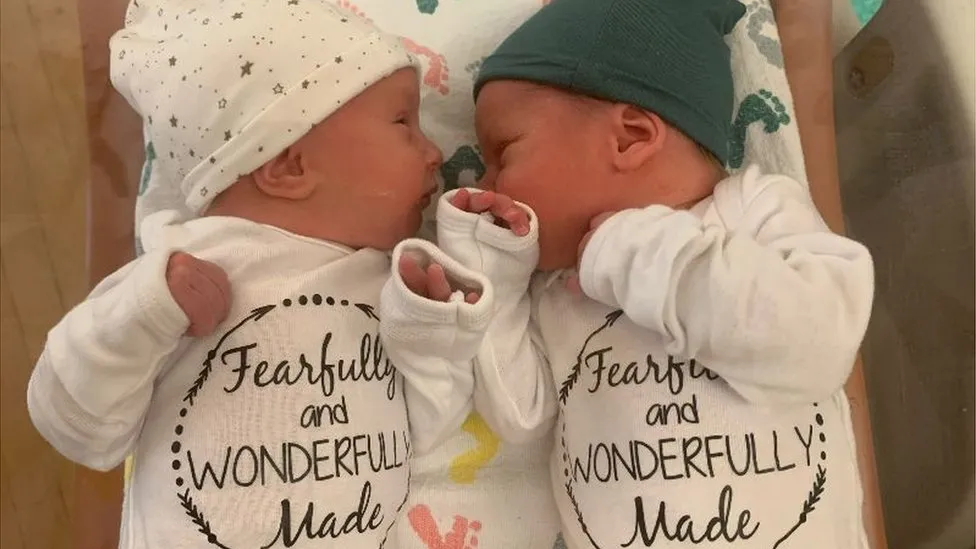 Twins born from embryos frozen 30 years ago